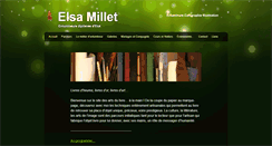 Desktop Screenshot of elsa-millet.com